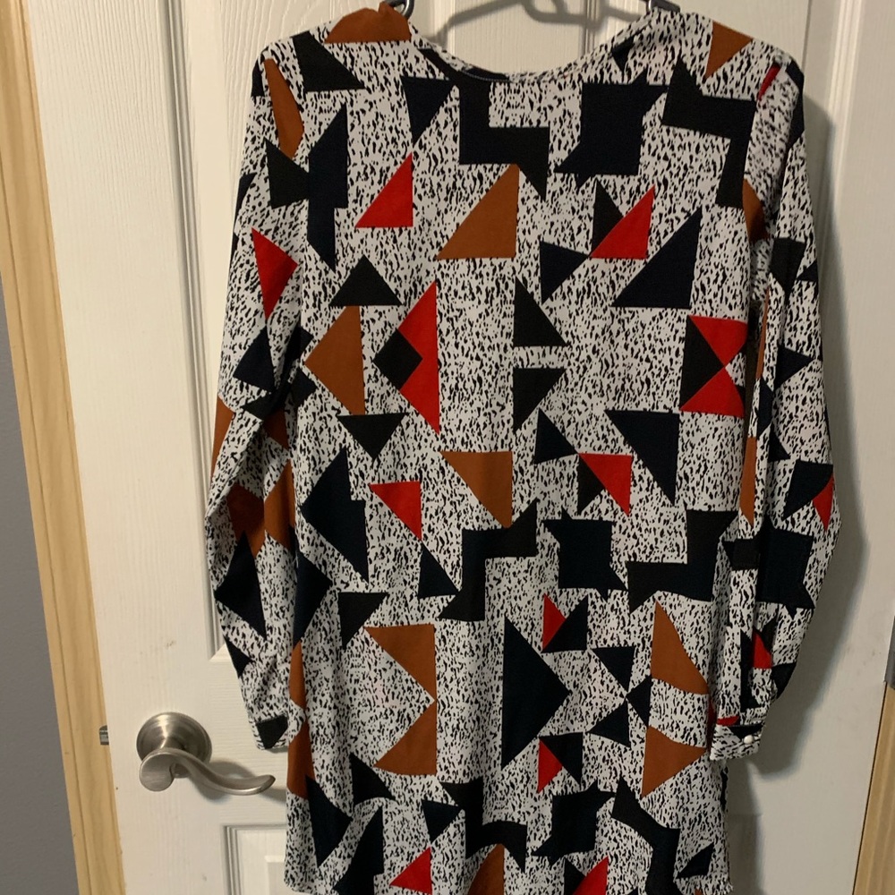 Geometric shift dress